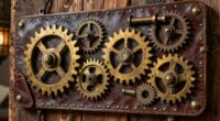 handcrafted steampunk signage