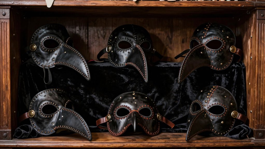 historical plague doctor display