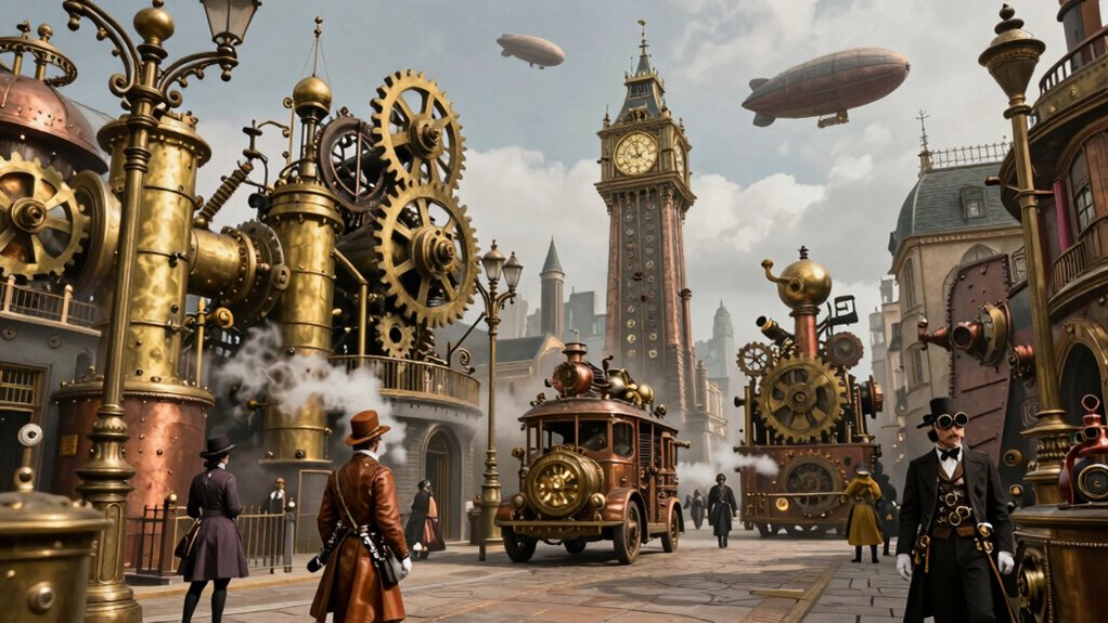 imaginary past influences steampunk