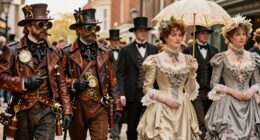 industrial and victorian styles