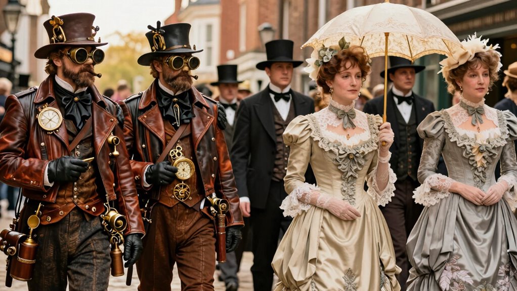 industrial and victorian styles