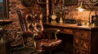 industrial vintage workspace design