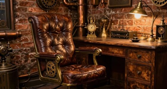 industrial vintage workspace design