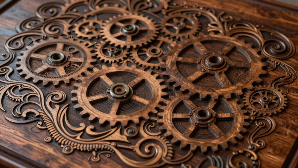 intricate victorian industrial craftsmanship