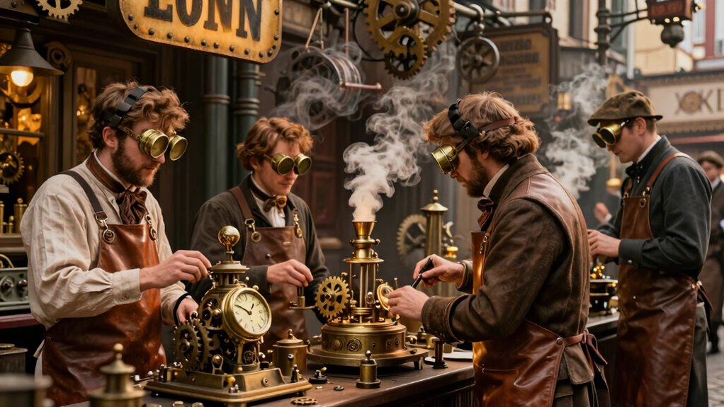 inventors define steampunk identity
