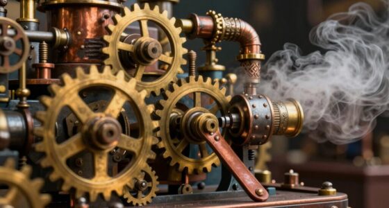 kinetic motion animates steampunk