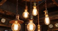 layered industrial lighting design