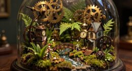 mini steampunk world displays