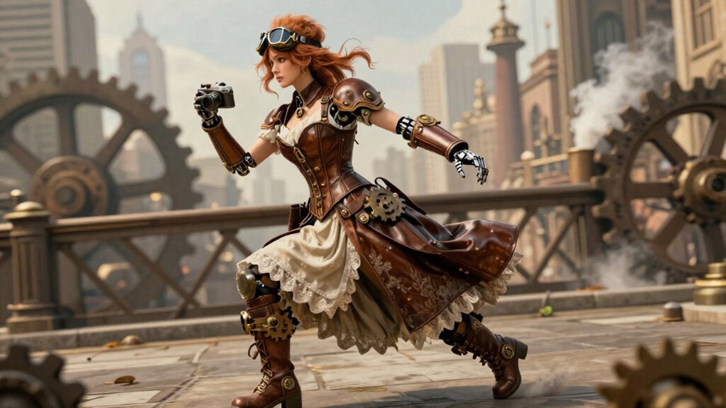 mobility friendly steampunk style
