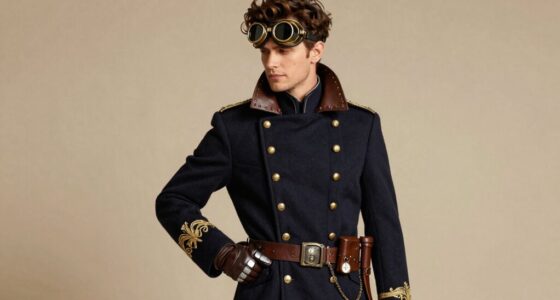 naval military steampunk fashion
