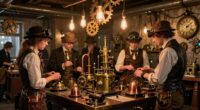 organize creative steampunk gathering