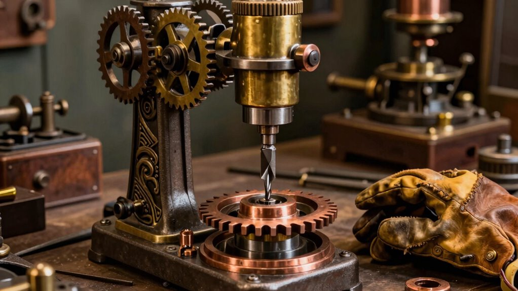 precision steampunk woodworking tools