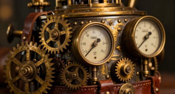 retro interfaces enhance steampunk
