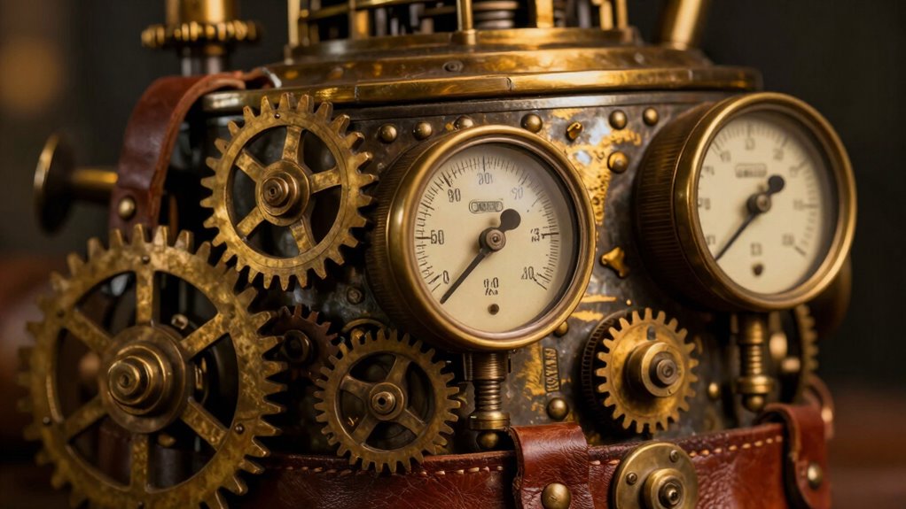 retro interfaces enhance steampunk