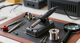 safe soldering electronics setup