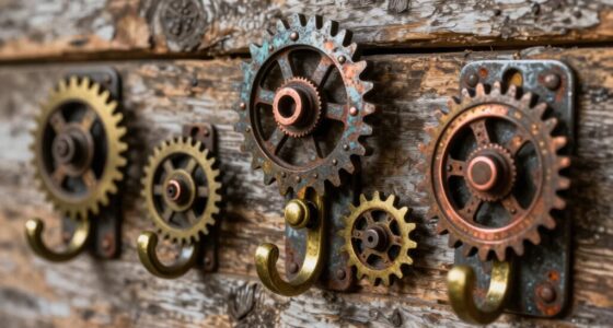 salvaged parts wall hooks