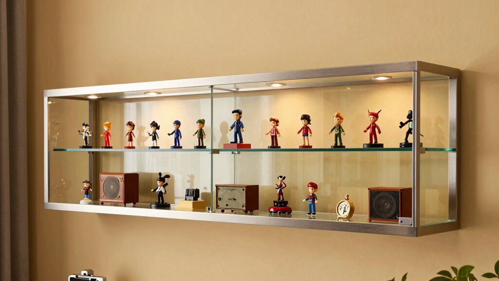 showcase hobby with shelves