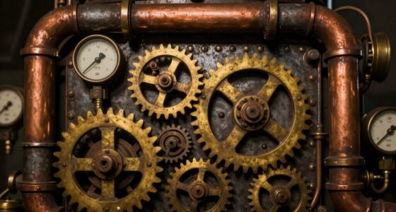 simulate intricate steampunk machinery