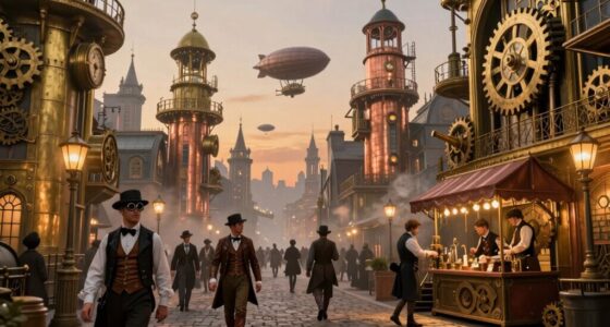 steampunk blends fantasy history