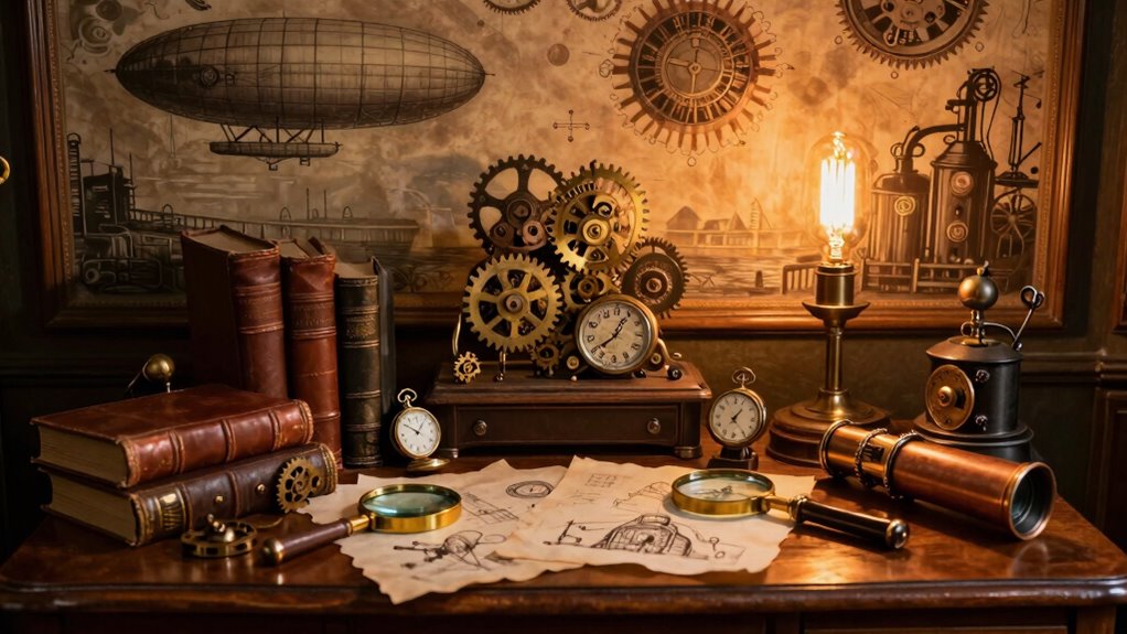 steampunk book collection ideas