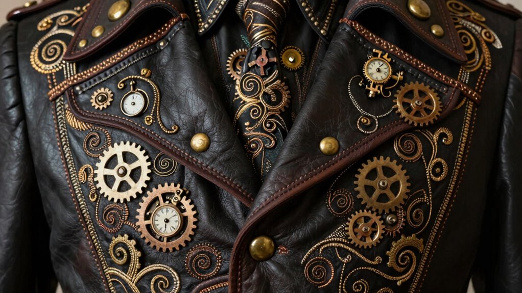 steampunk coat embroidery ideas