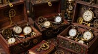 steampunk collectible storage boxes