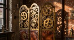 steampunk divider for small spaces