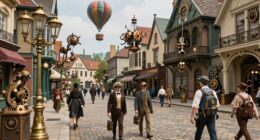steampunk exhibits in cities
