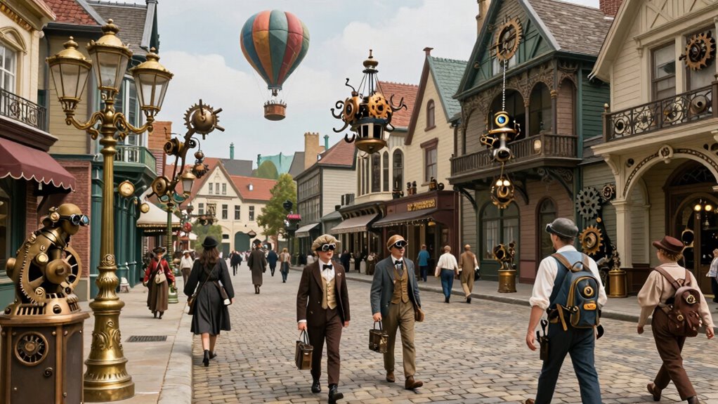 steampunk exhibits in cities