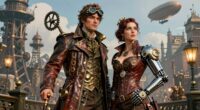 steampunk explorers driven by science