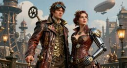 steampunk explorers driven by science