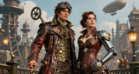 steampunk explorers driven by science