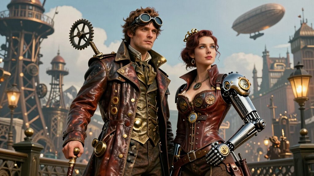 steampunk explorers driven by science