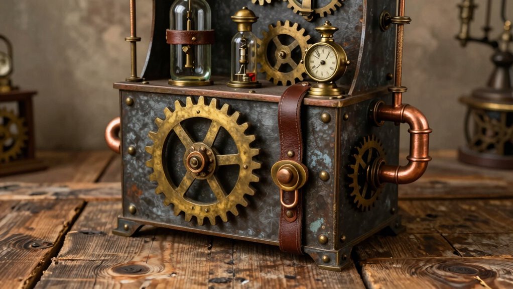 steampunk gear and vintage