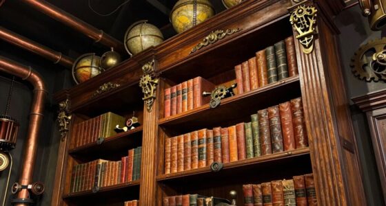 steampunk inspired bookshelf selection tips