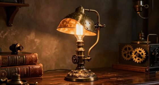 steampunk lamp styling tips