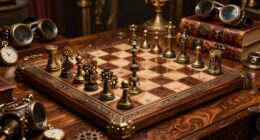 steampunk luxury chess decor