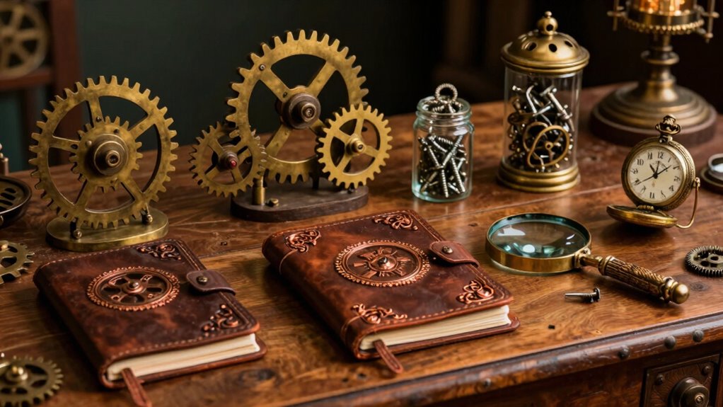 steampunk maker portfolio display