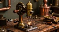 steampunk precision drill press