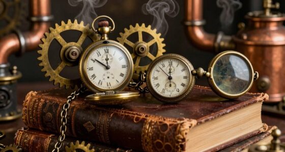 steampunk symbols and themes