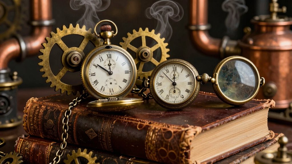 steampunk symbols and themes