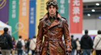 steampunk trench coat styling