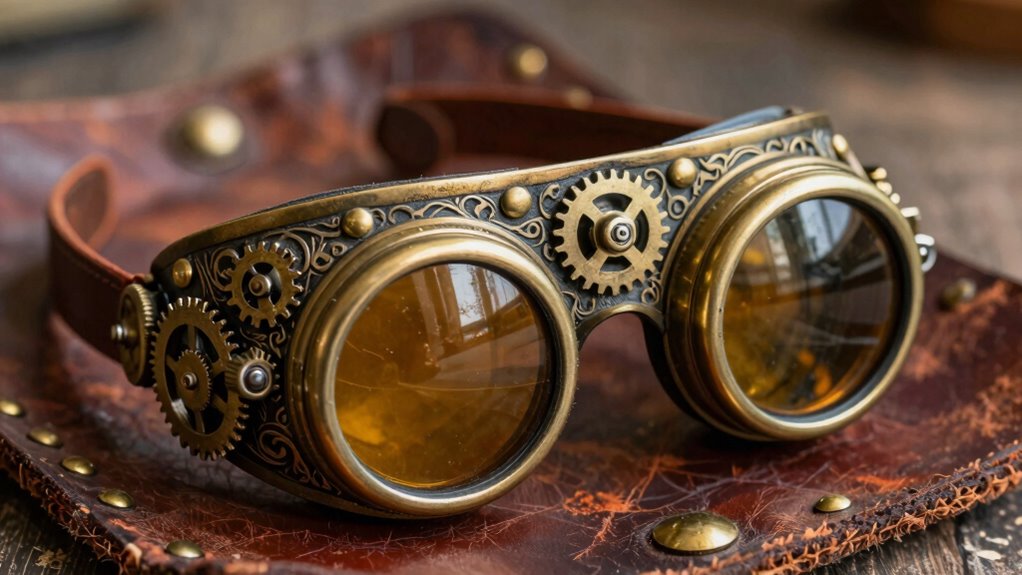 steampunk vintage futuristic fusion