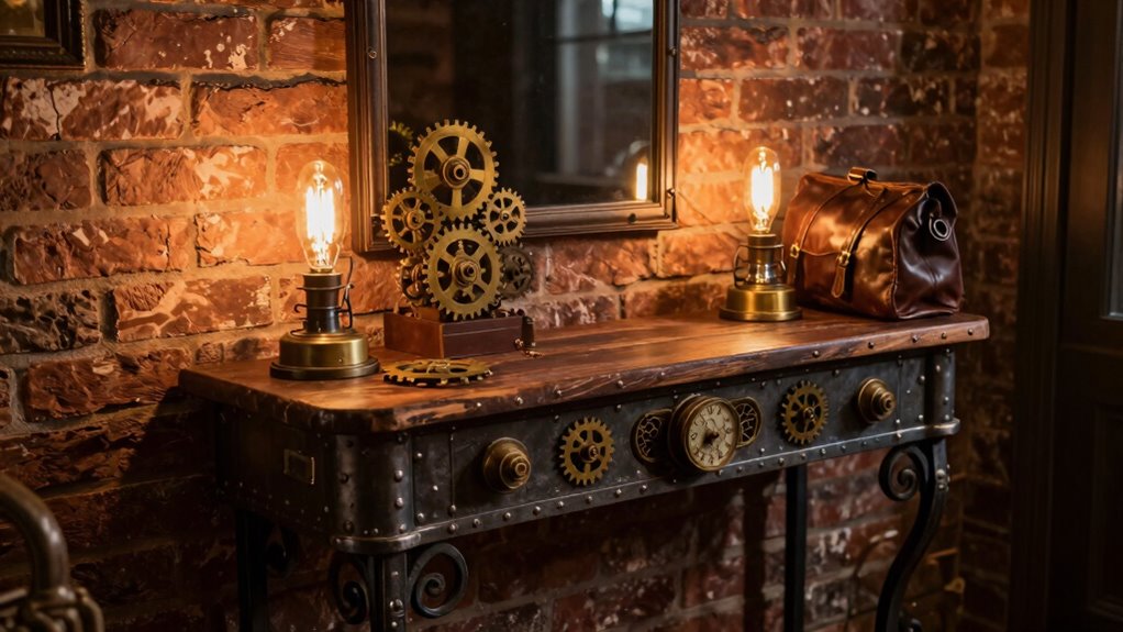 steampunk vintage industrial decor