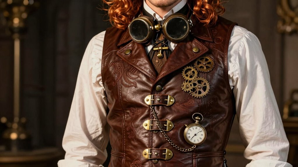 steampunk waistcoat styling ideas