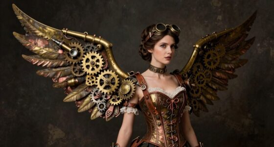 steampunk wings for photos