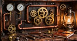 steampunk workbench display ideas