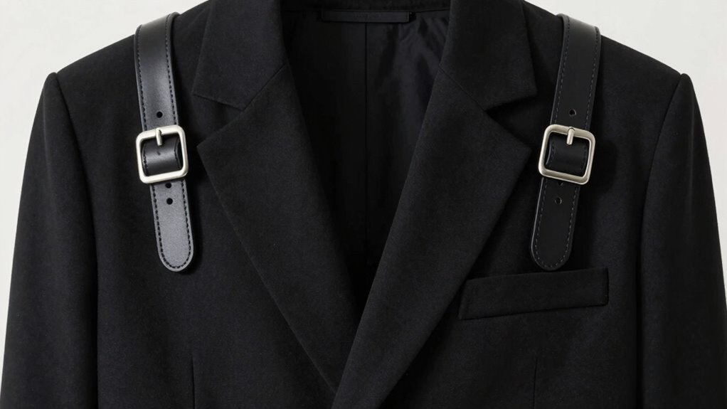streamlined buckle and strap styling