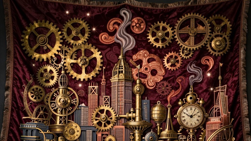 tapestries enhance steampunk storytelling
