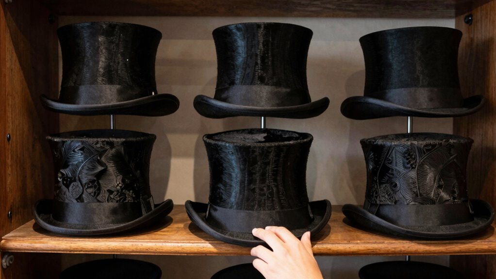 top hat style and significance